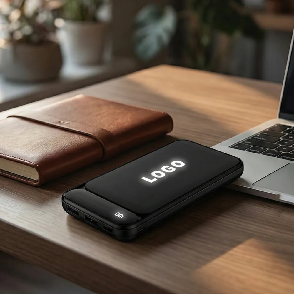 Işıklı Logo Powerbank 10000 mAh