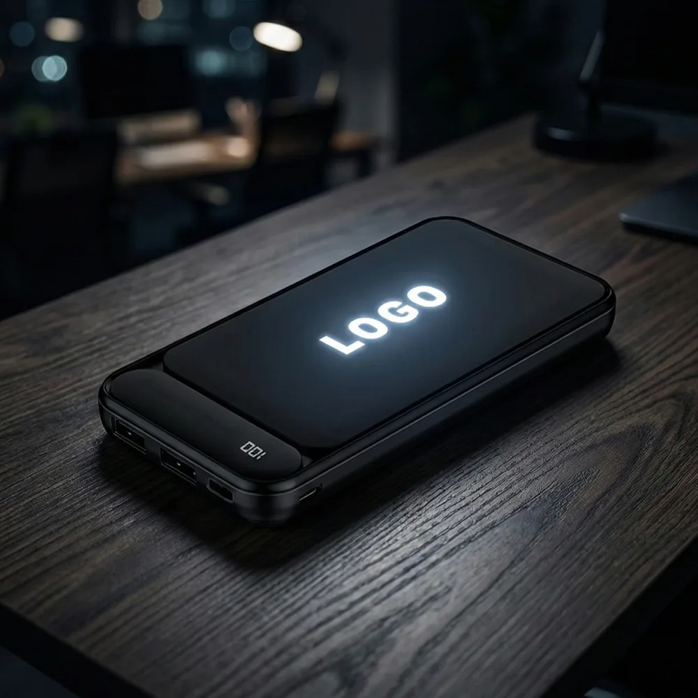 Işıklı Logo Powerbank 10000 mAh