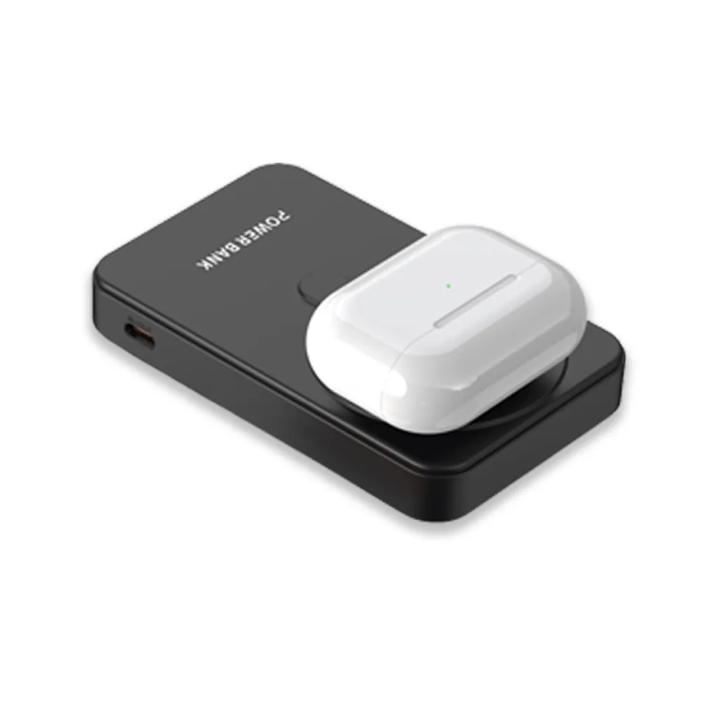 Işıklı Logo 15W MagSafe Powerbank 10000 mAh (Telefon, Saat, Kulaklık))