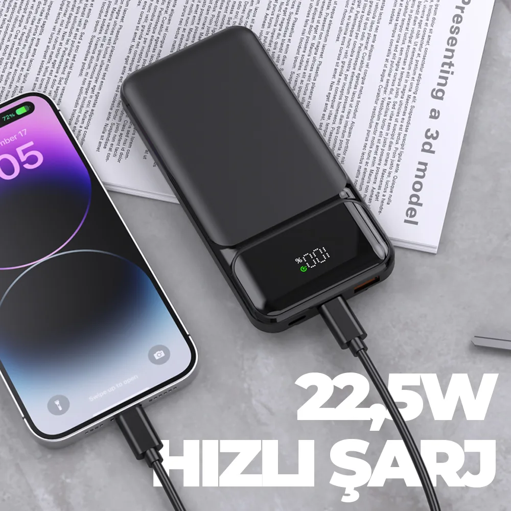 Hızlı Şarj Powerbank 10000 mAh