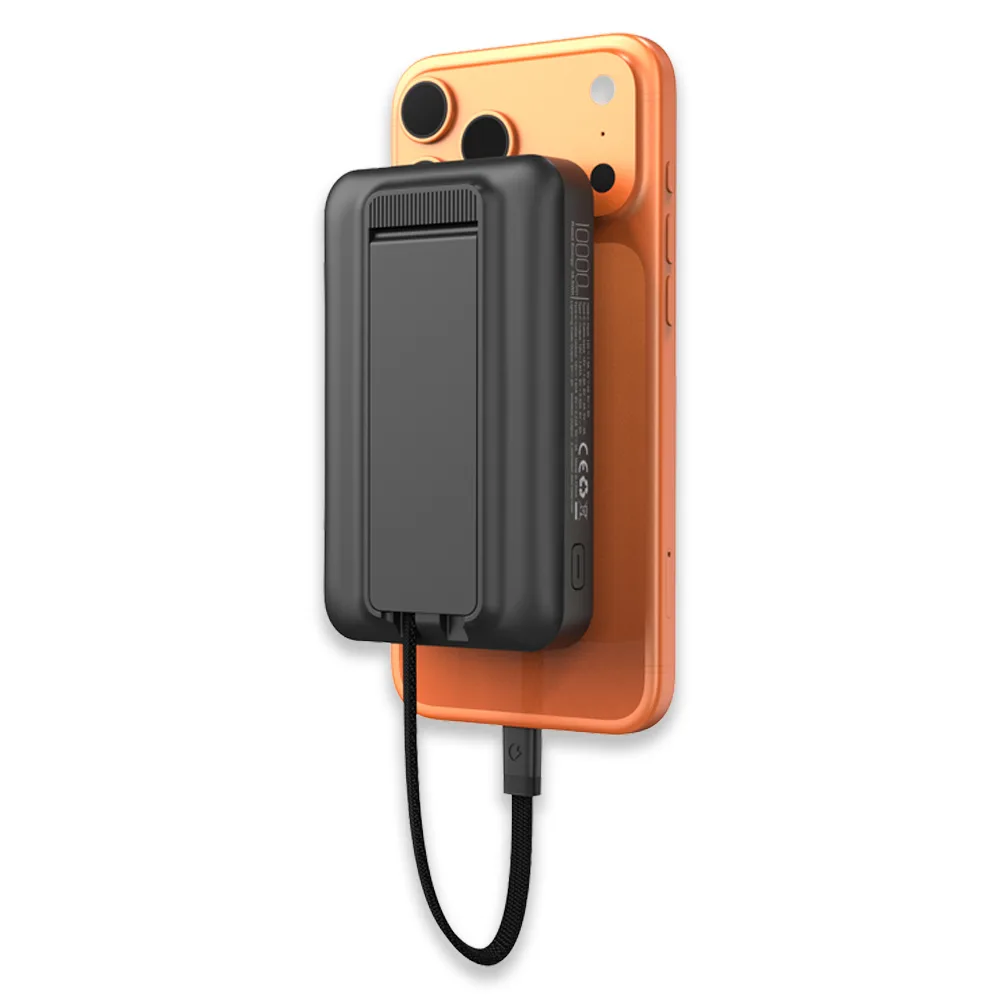Işıklı Logo 15W MagSafe Powerbank 10000 mAh (Telefon, Saat, Kulaklık))