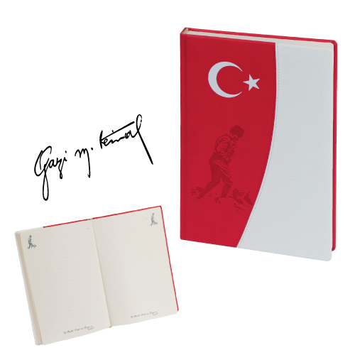 Atatürk Tarihsiz Defter - 17 x 24 cm